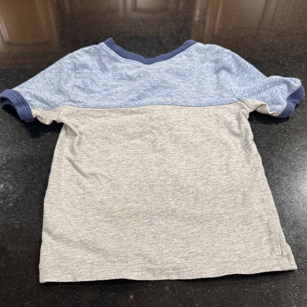Carters Stylish Kids' Two-Tone Henley Shirt - Picture 2 of 7